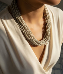 GIUA Beige Necklace S