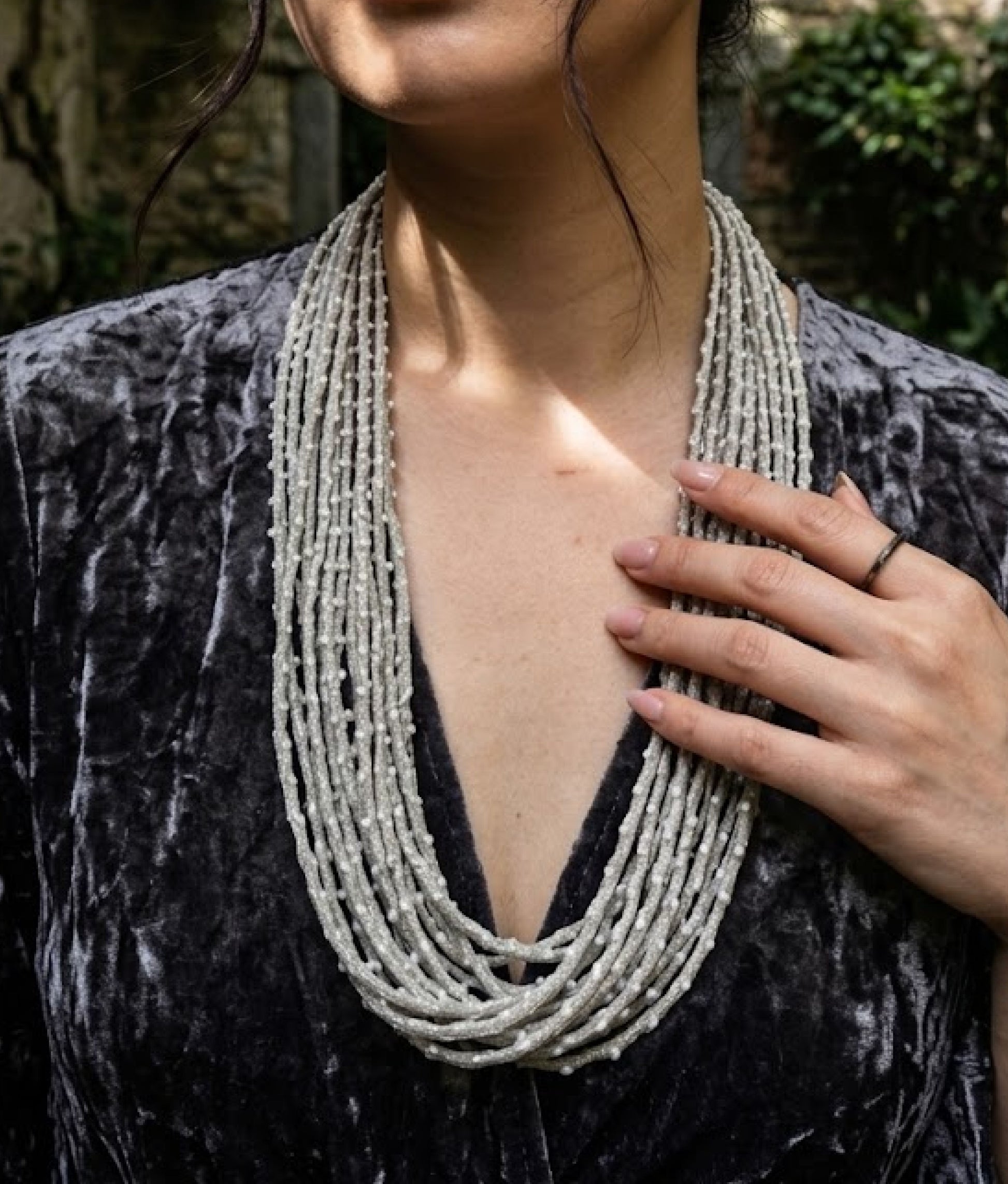 GIUA Beige Necklace M