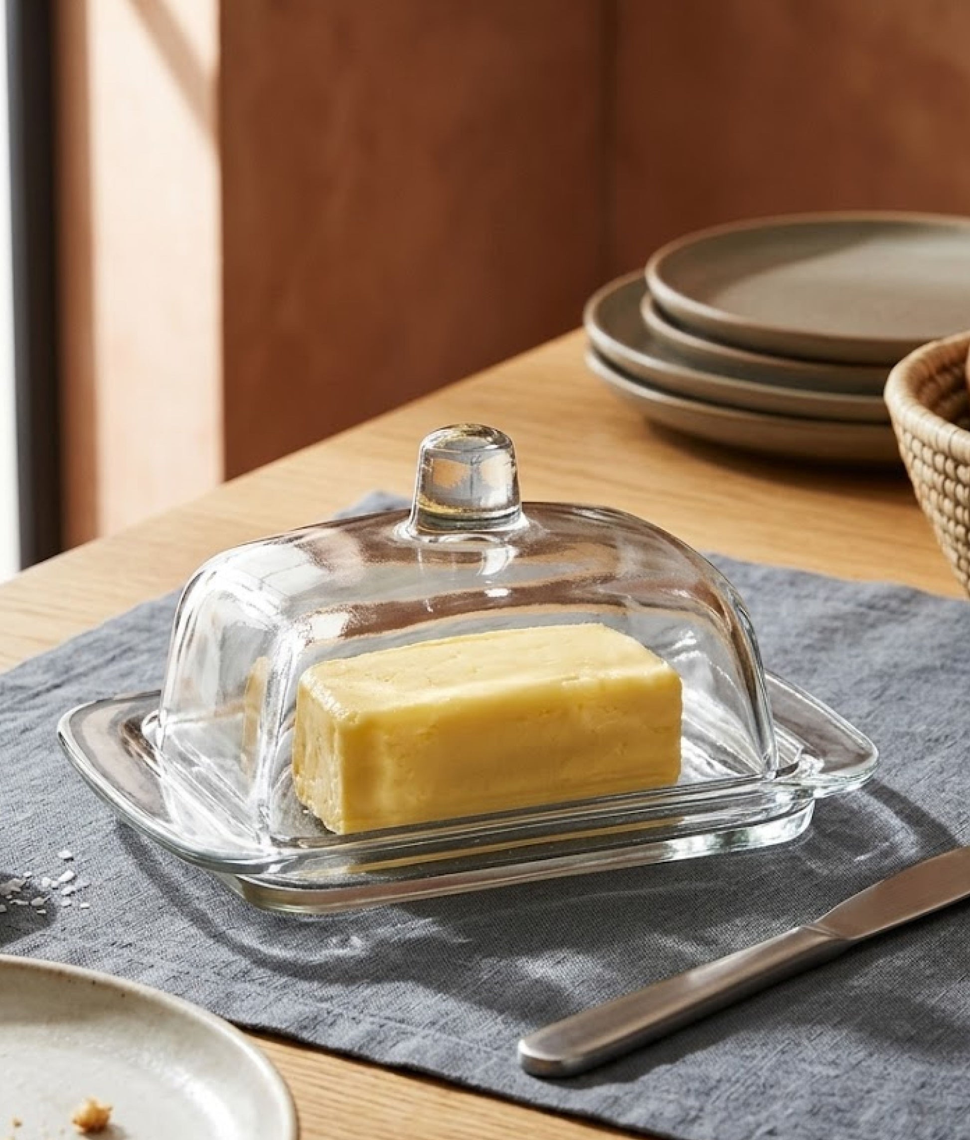 Glass Butter Dish