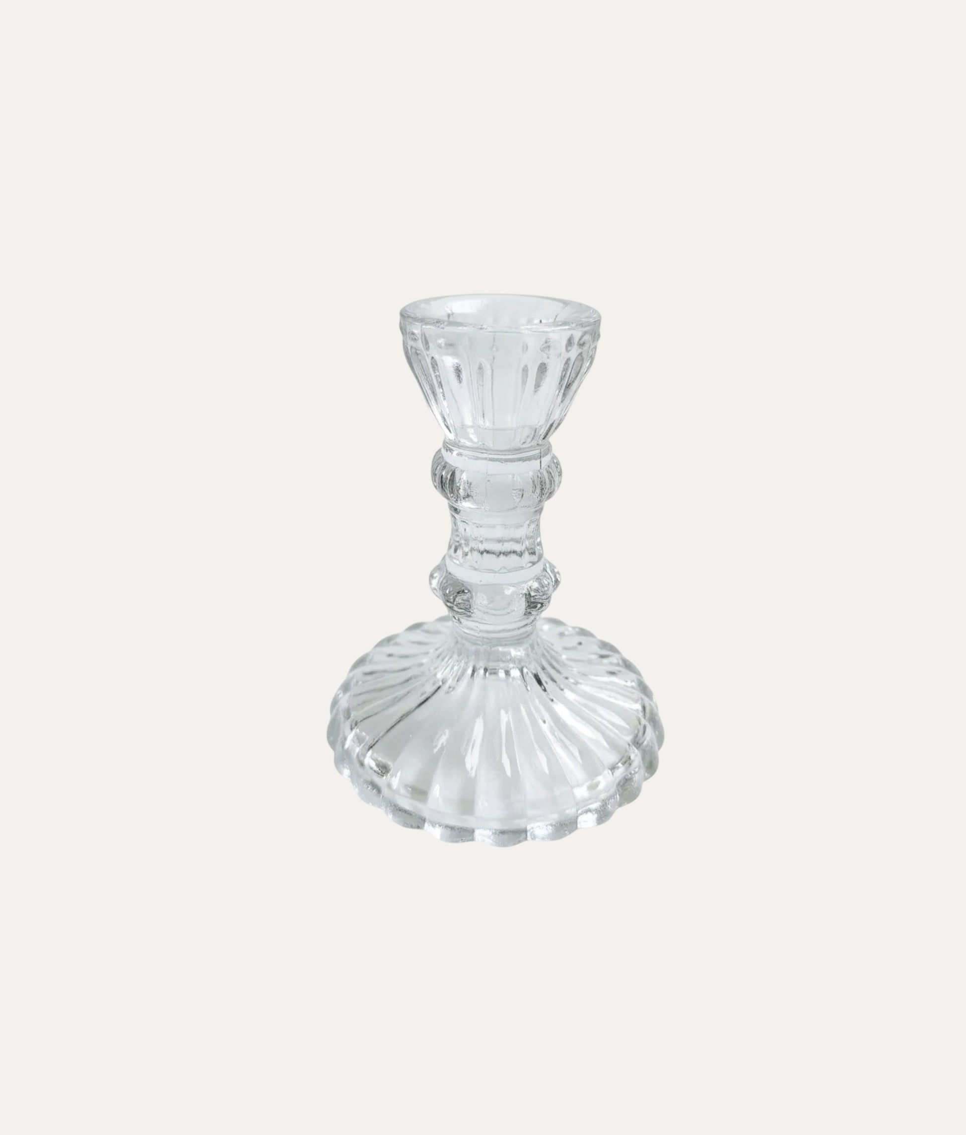 Leela Glass Candlestick