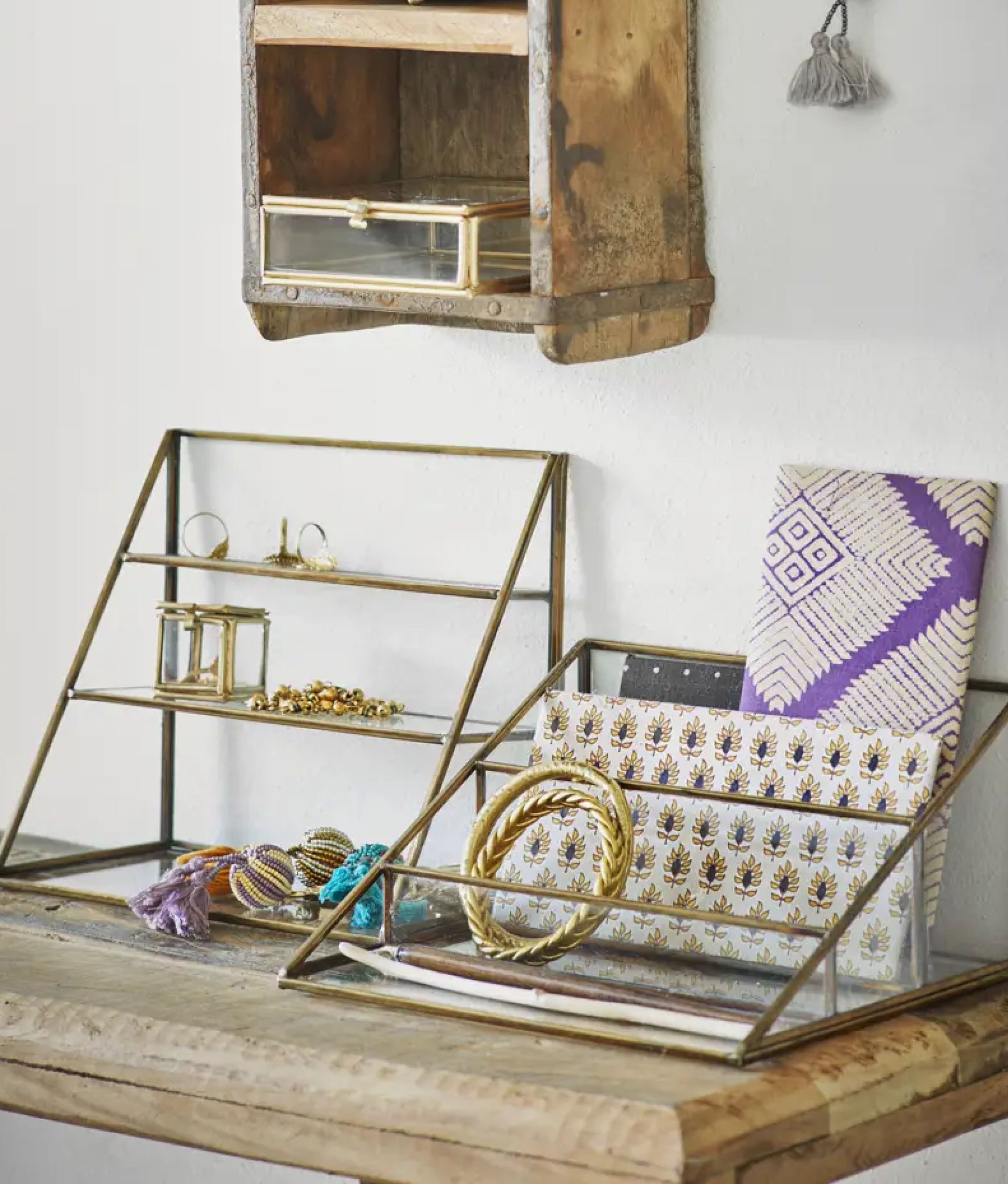 Clear Glass Organizer