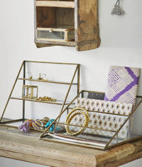 Clear Glass Organizer