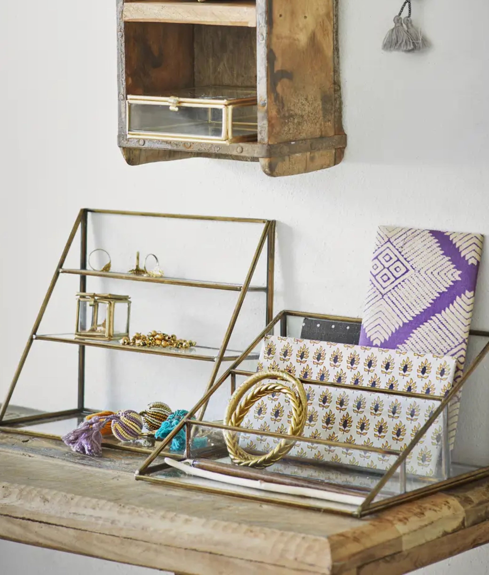 Clear Glass Organizer