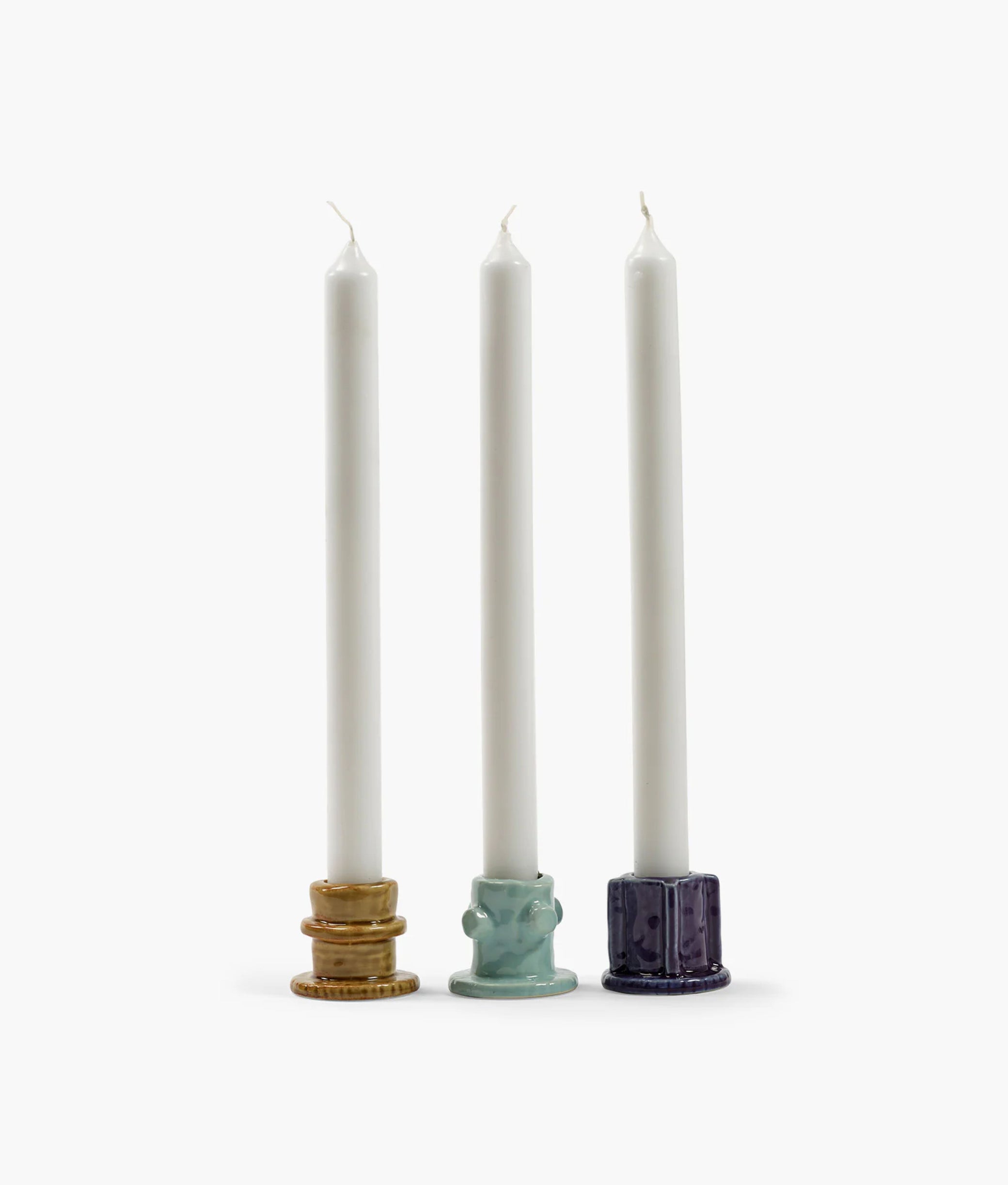 Glazed Molly Candle Holder