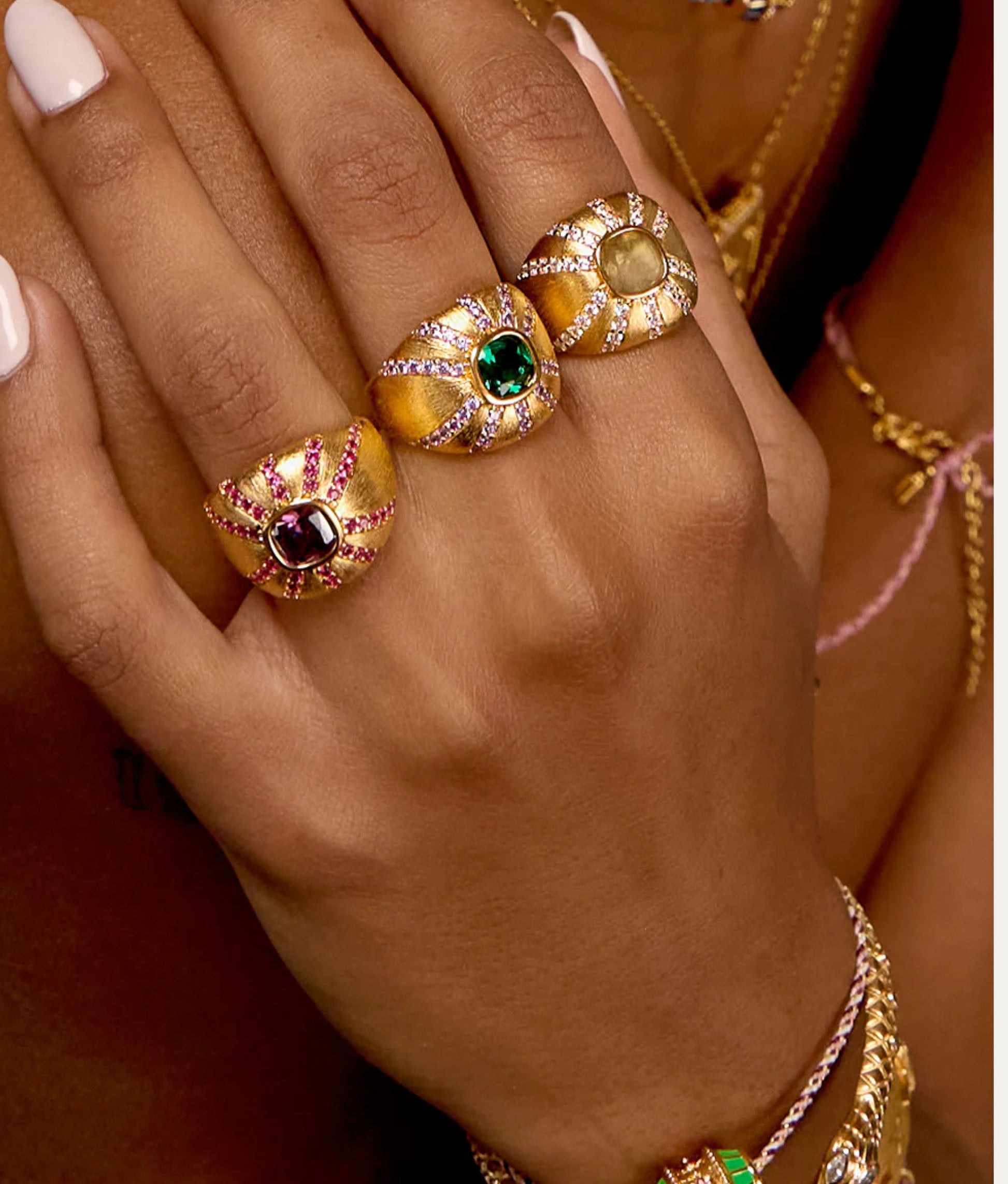 Green California Ring
