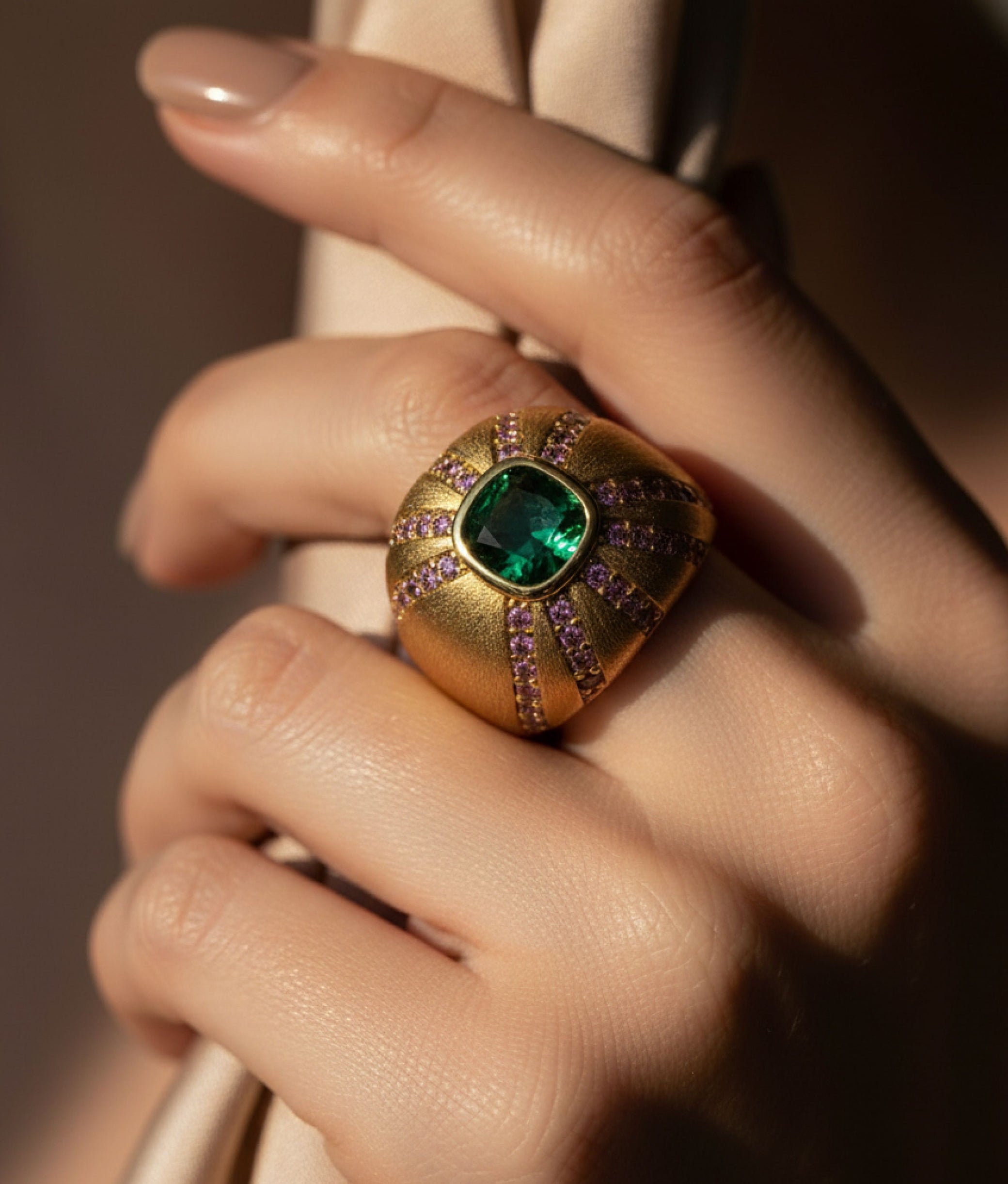 Green California Ring