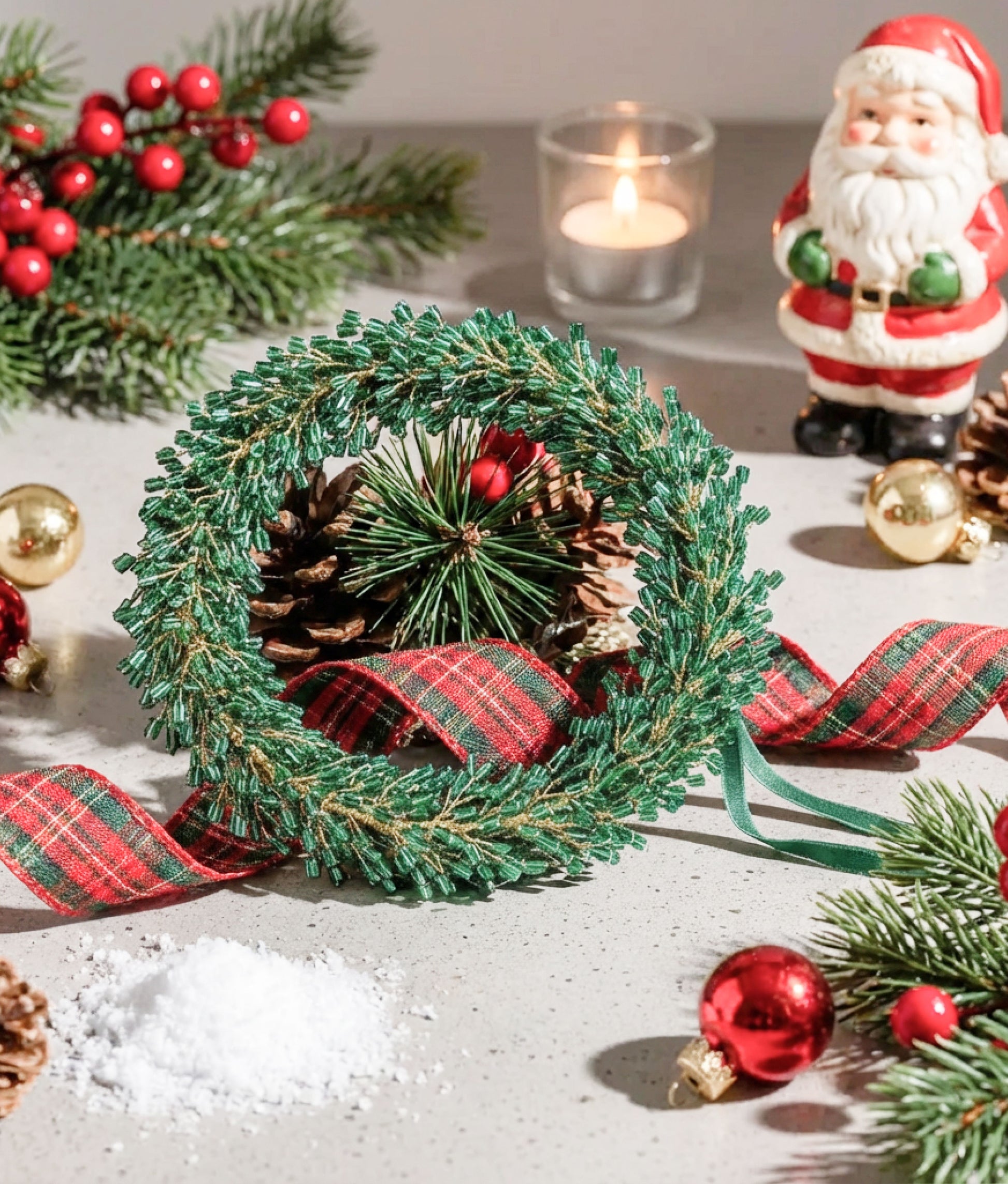 Green Christmas Wreath