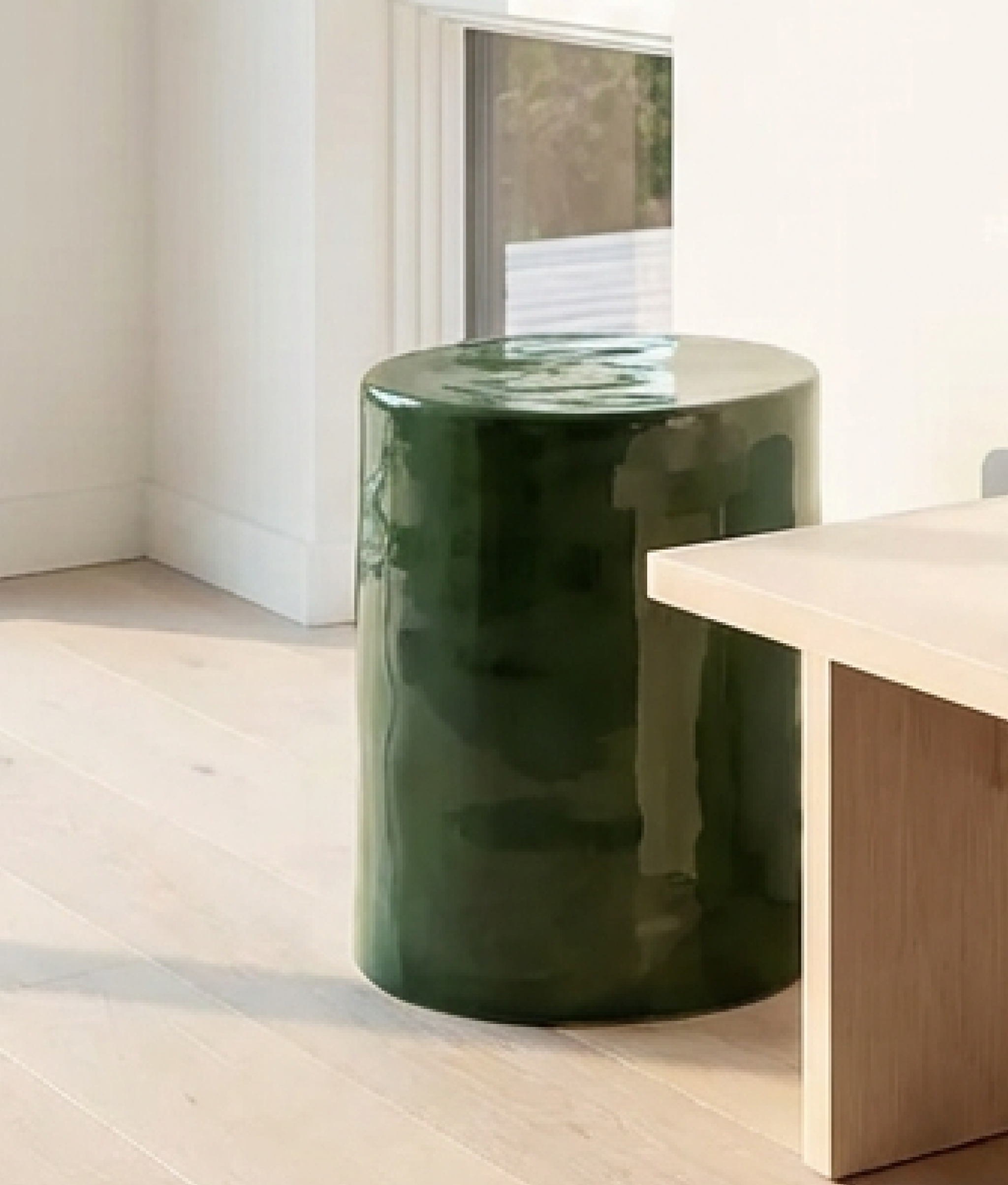 Green Side Table