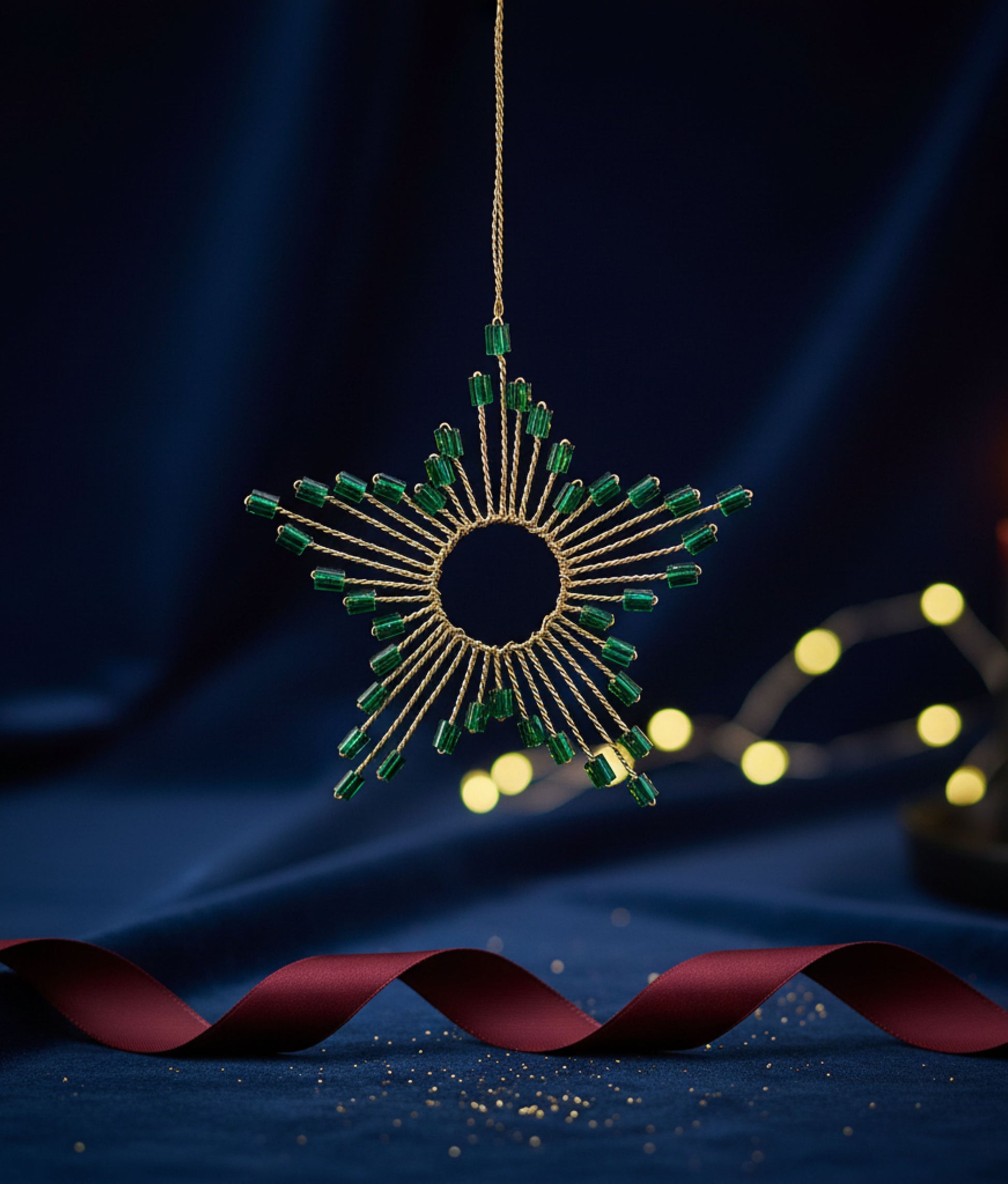 Green Star Ornament