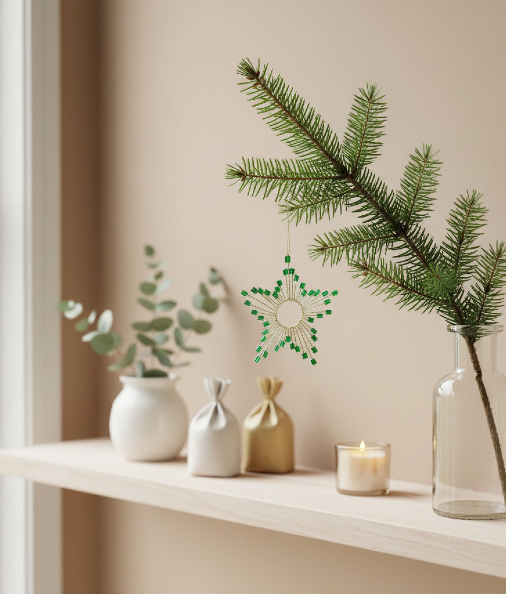 Green Star Ornament