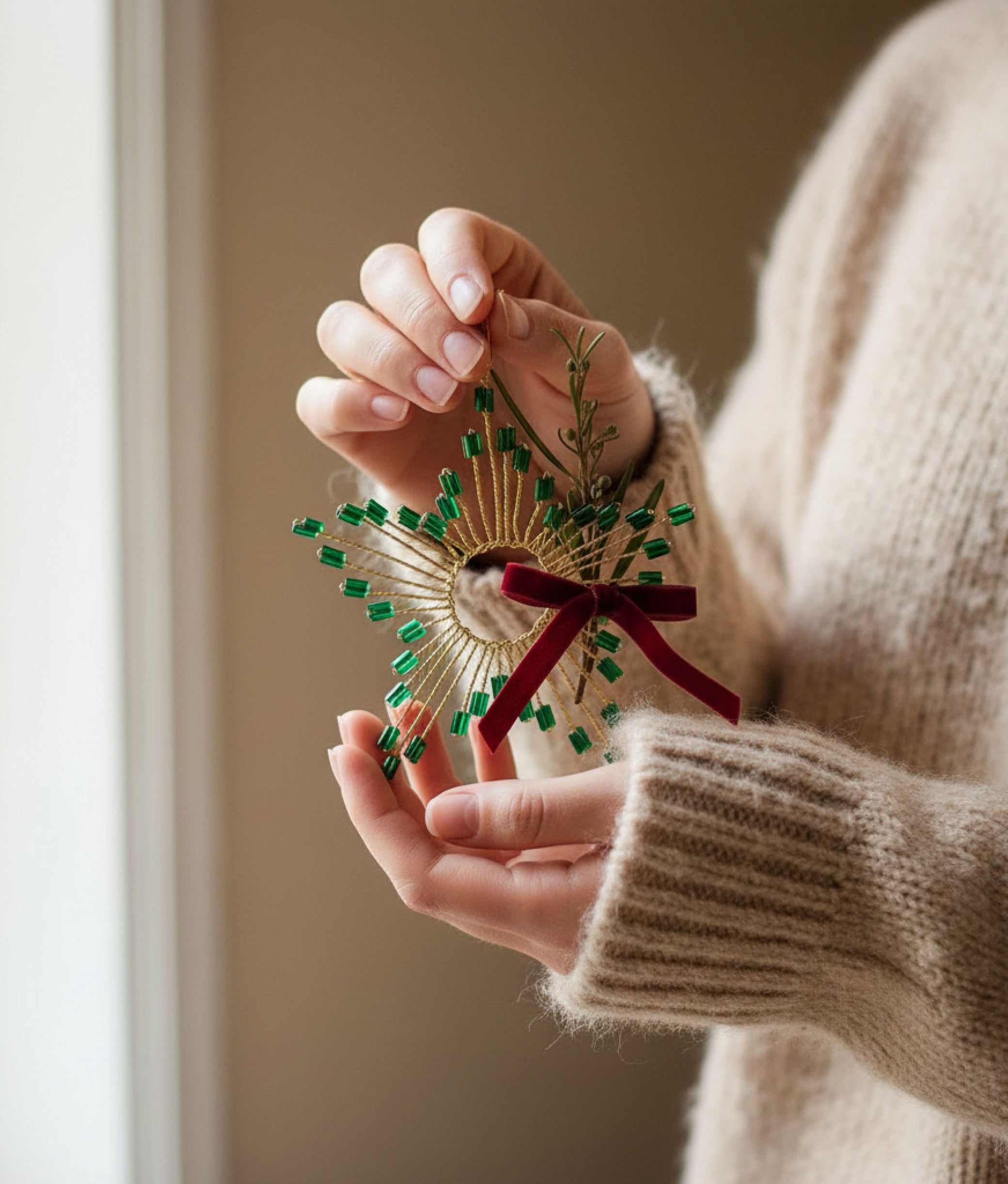 Green Star Ornament