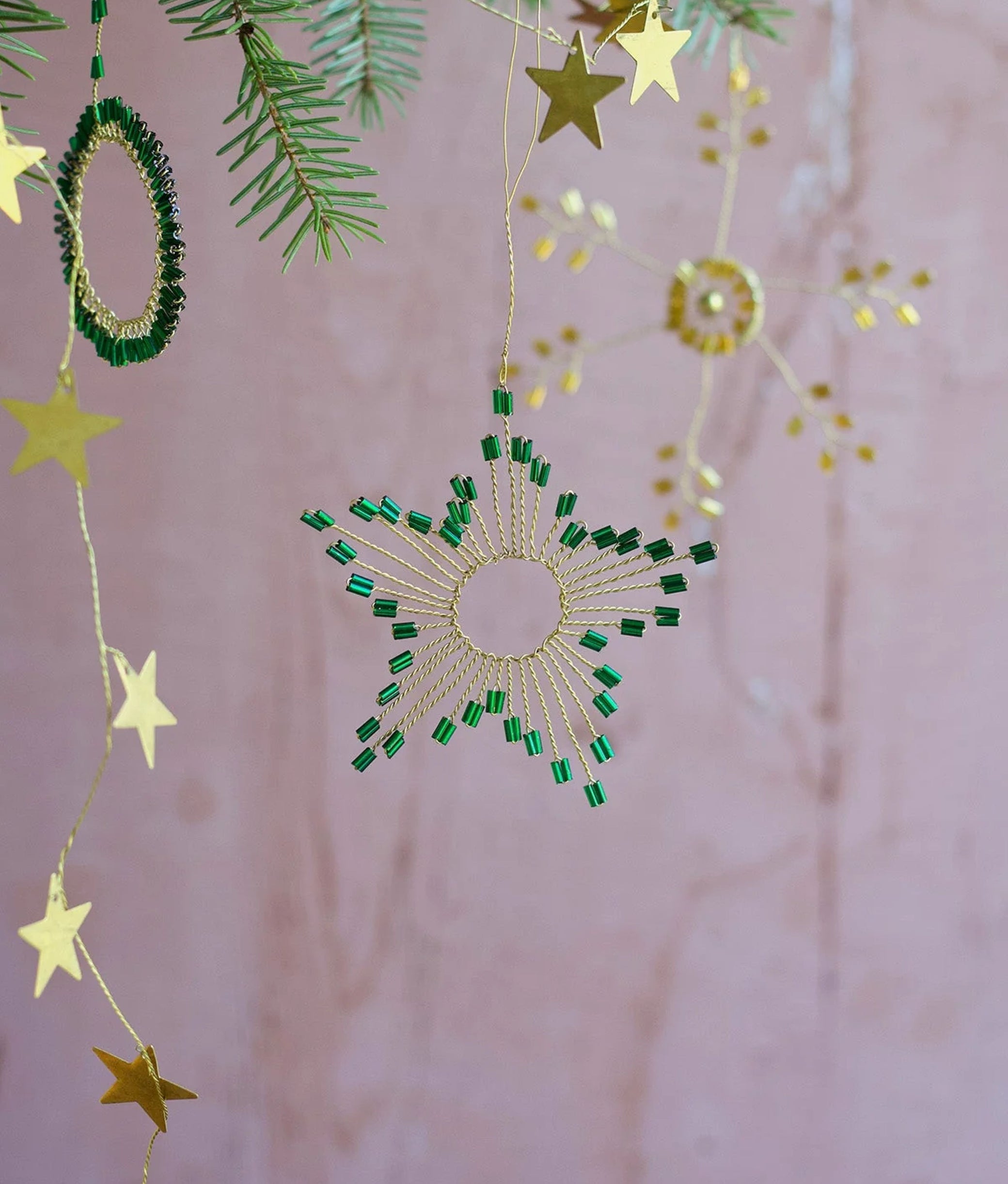 Green Star Ornament