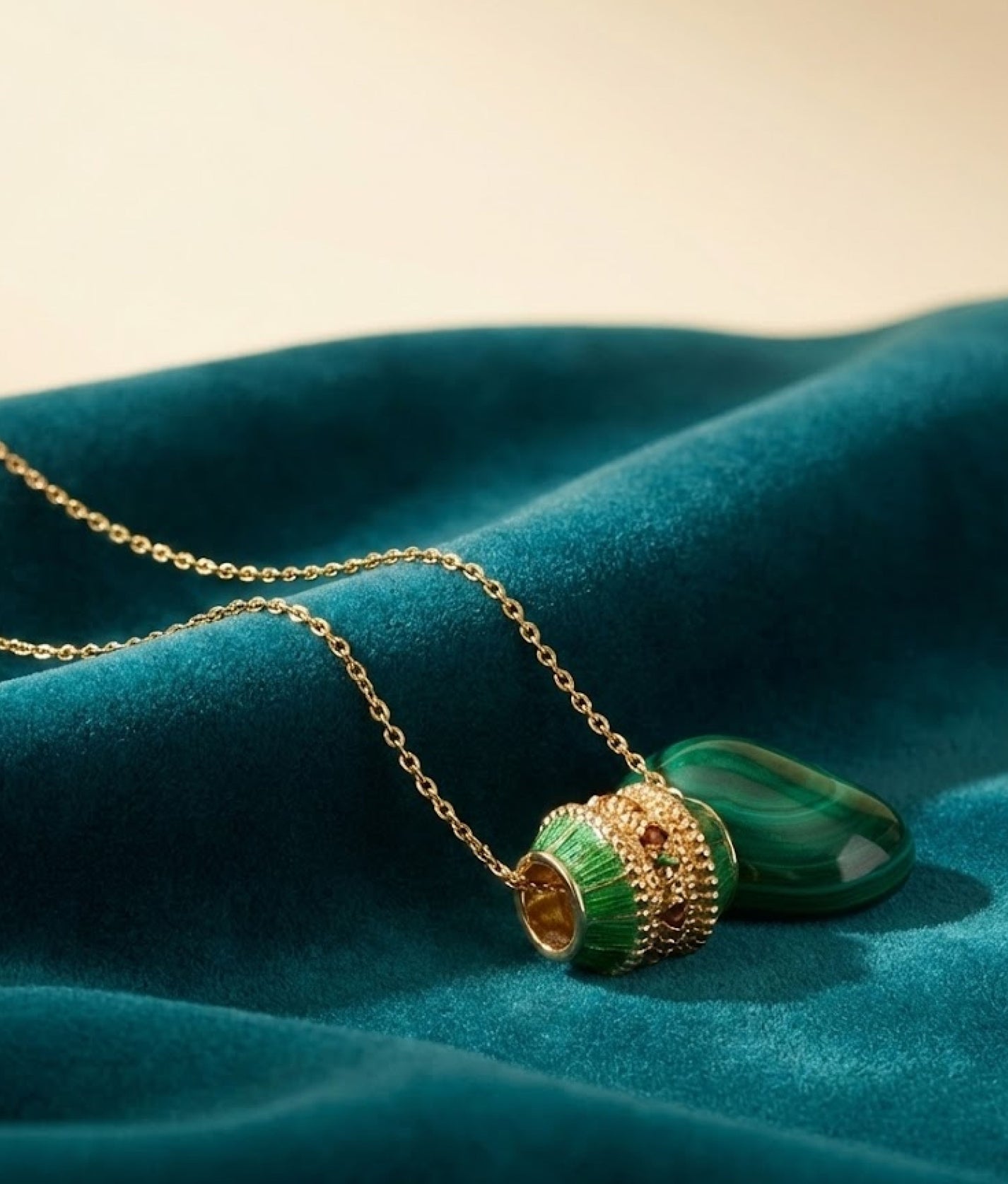 Green Talisman necklace
