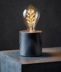Grey Marble Table Lamp Base
