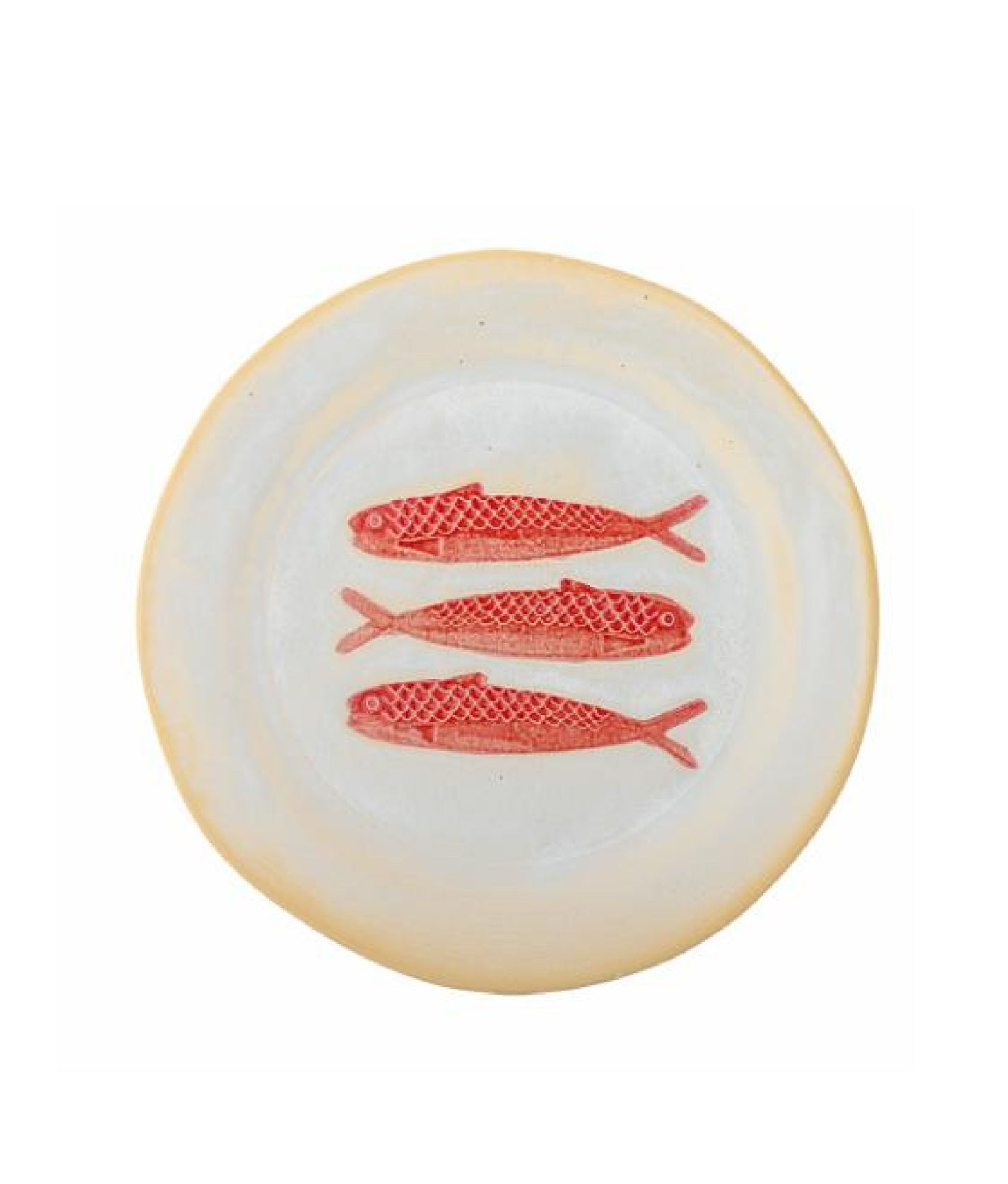 Red Fish Hadden Plate Stoneware