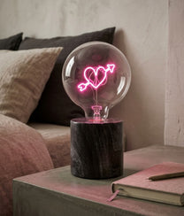 Heart with Arrow LED Bulb