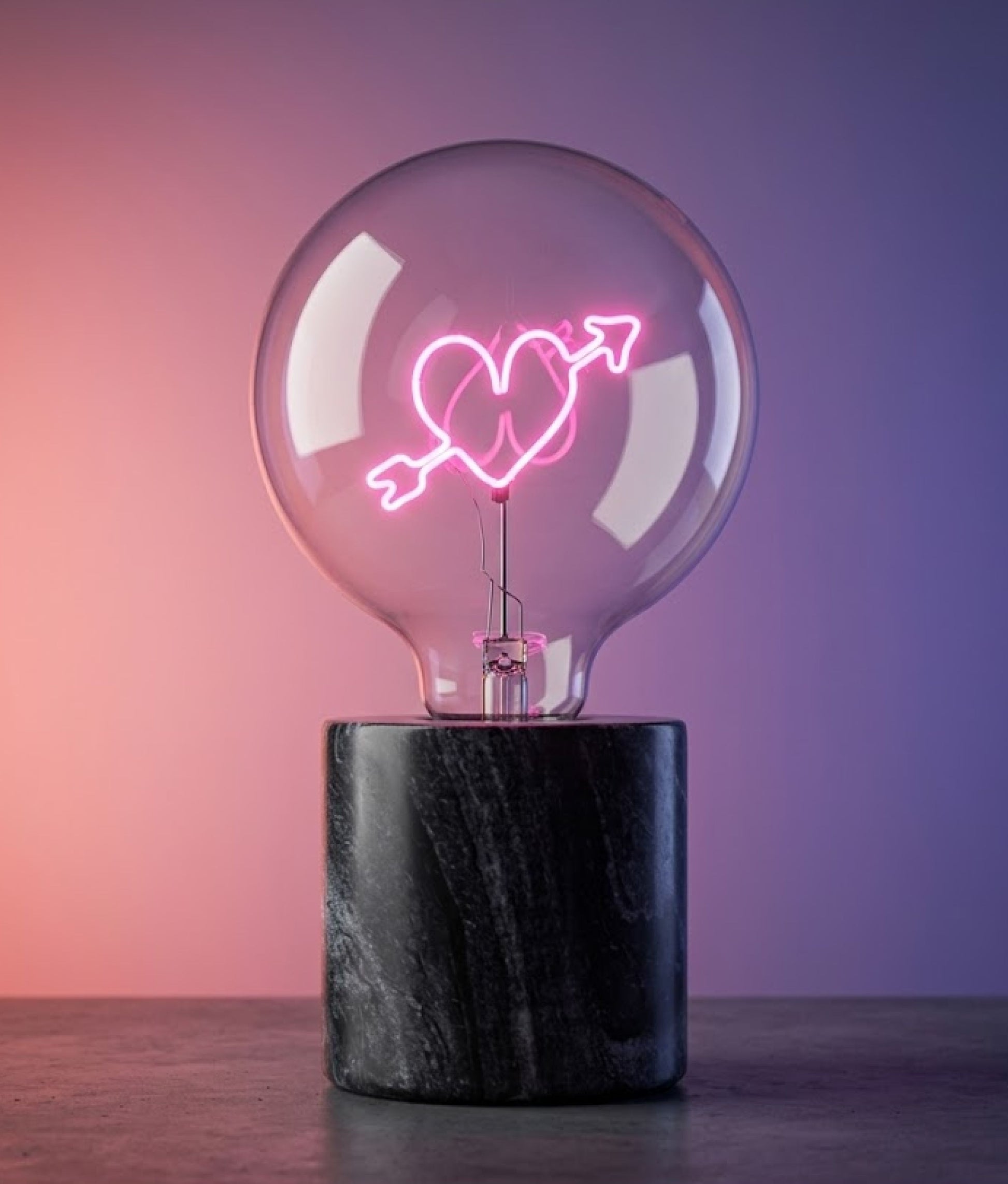 Heart with Arrow LED Bulb