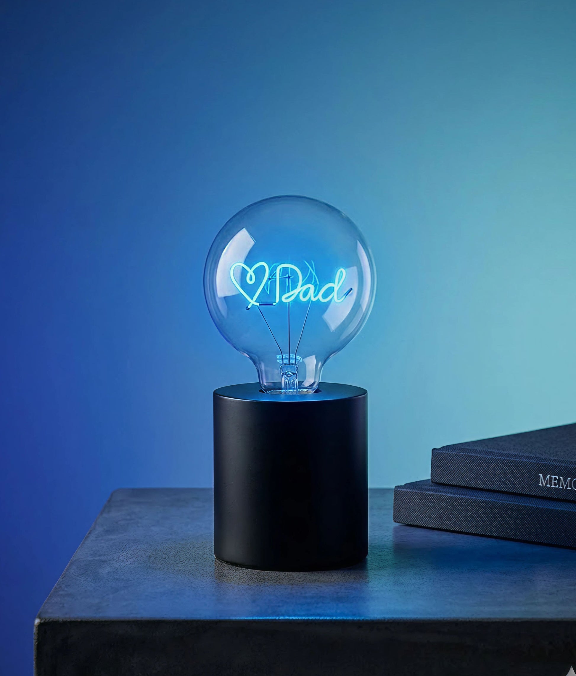 Heart Dad LED Message Bulbs