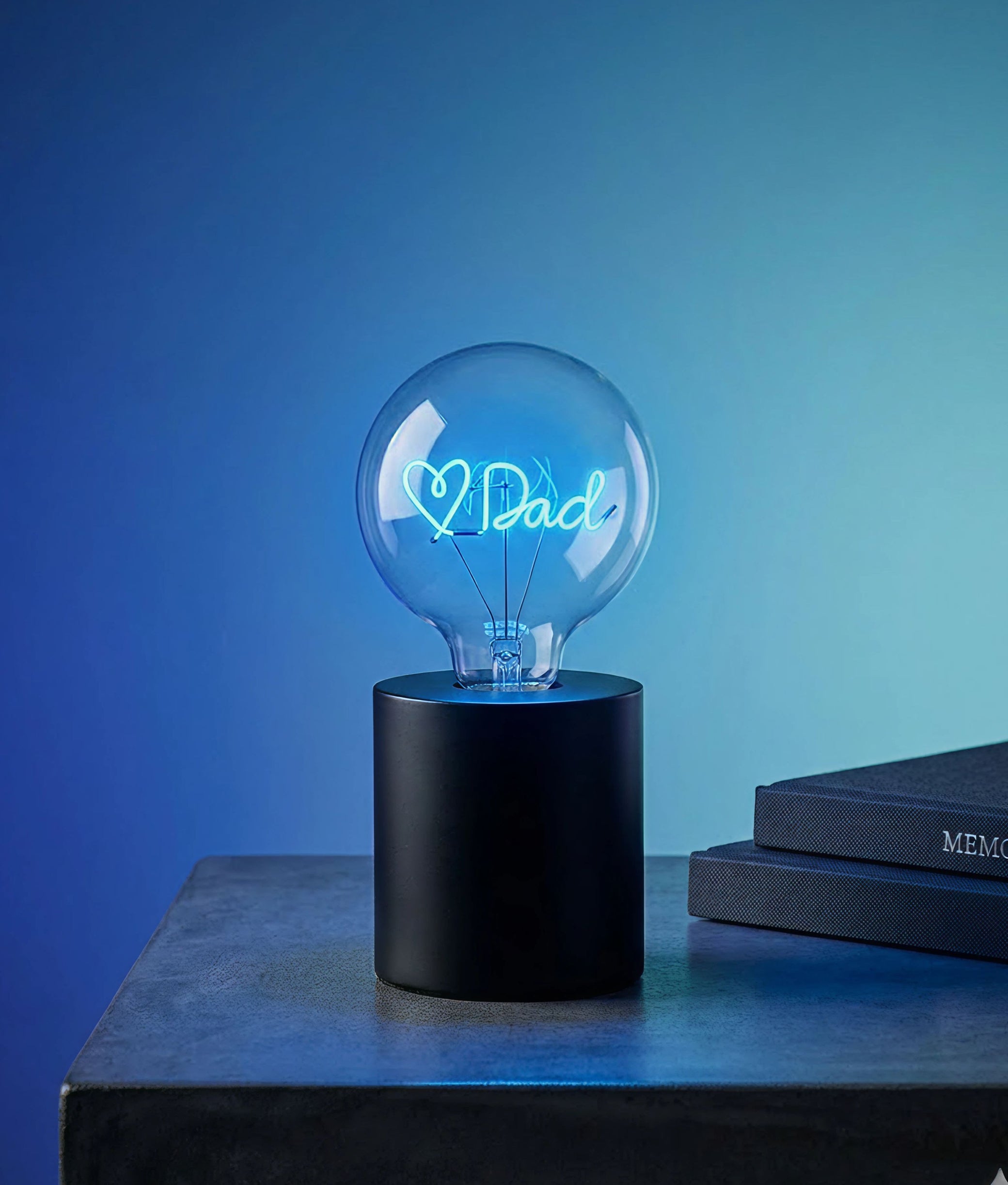 Heart Dad LED Message Bulbs