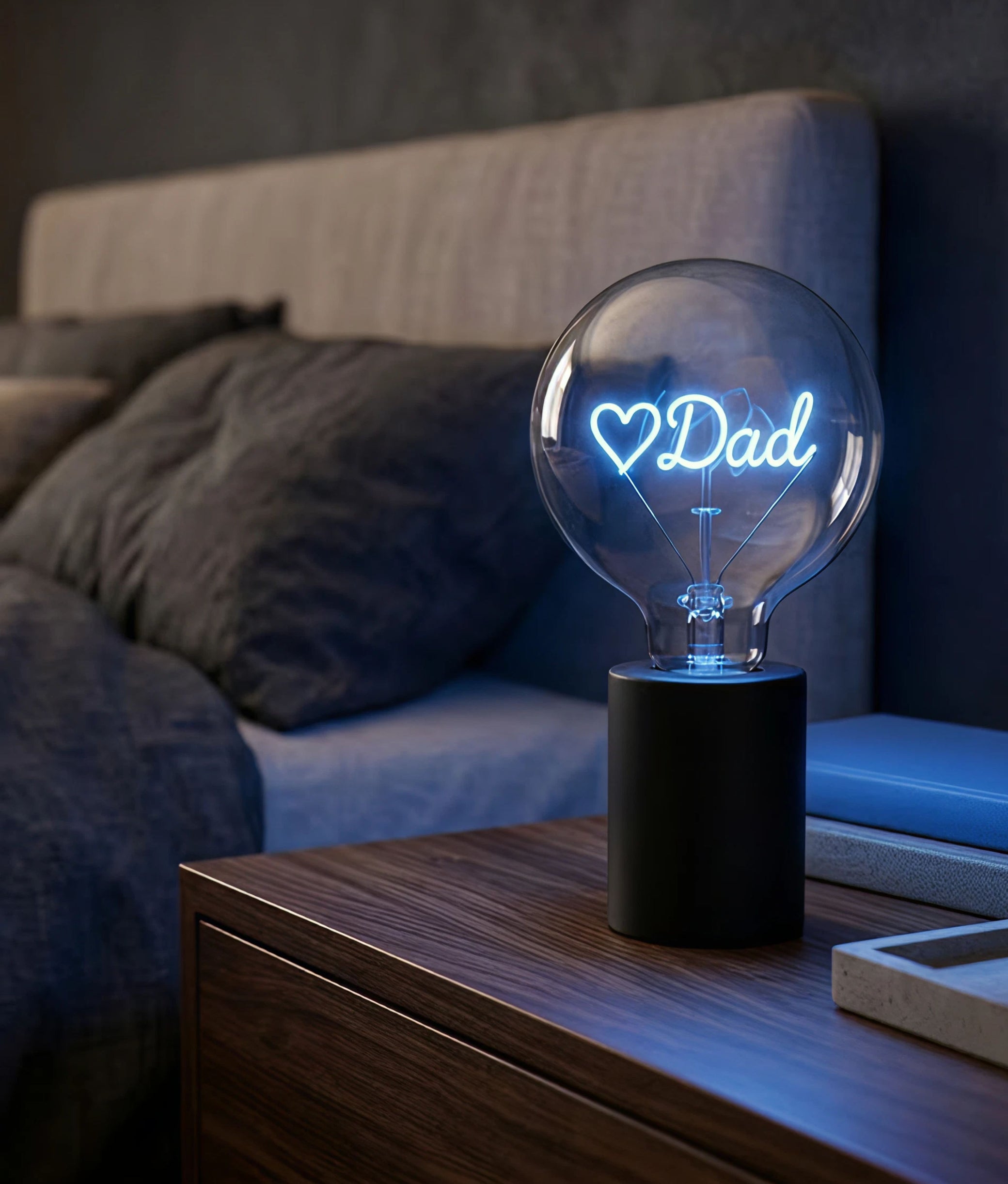 Heart Dad LED Message Bulbs