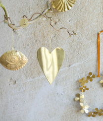 Gold Heart Ornament