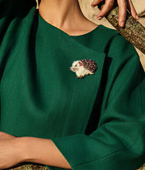 Four Toed Hedgehog Brooch