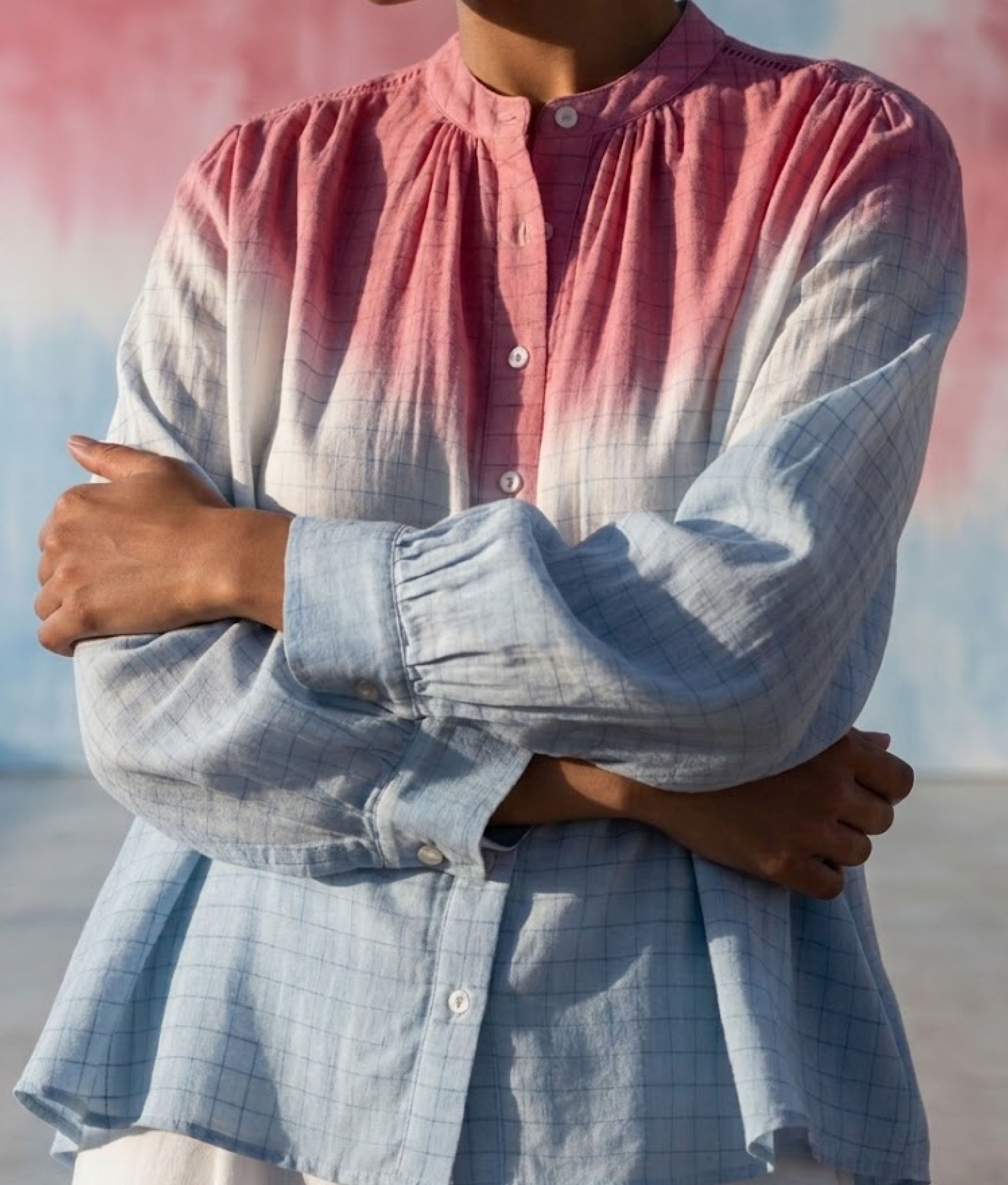 Light Blue Himi Blouse