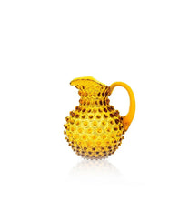 Amber Hobnail Jug