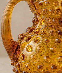 Amber Hobnail Jug