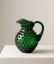 Hobnail Jug Dark Green