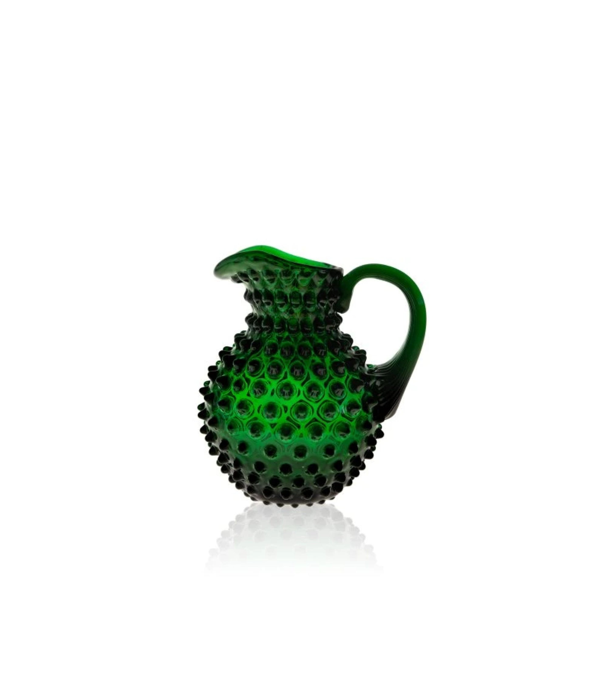 Hobnail Jug Dark Green