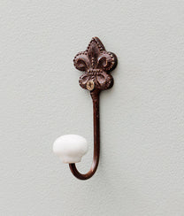 Hook Lys Flower Brown Patina