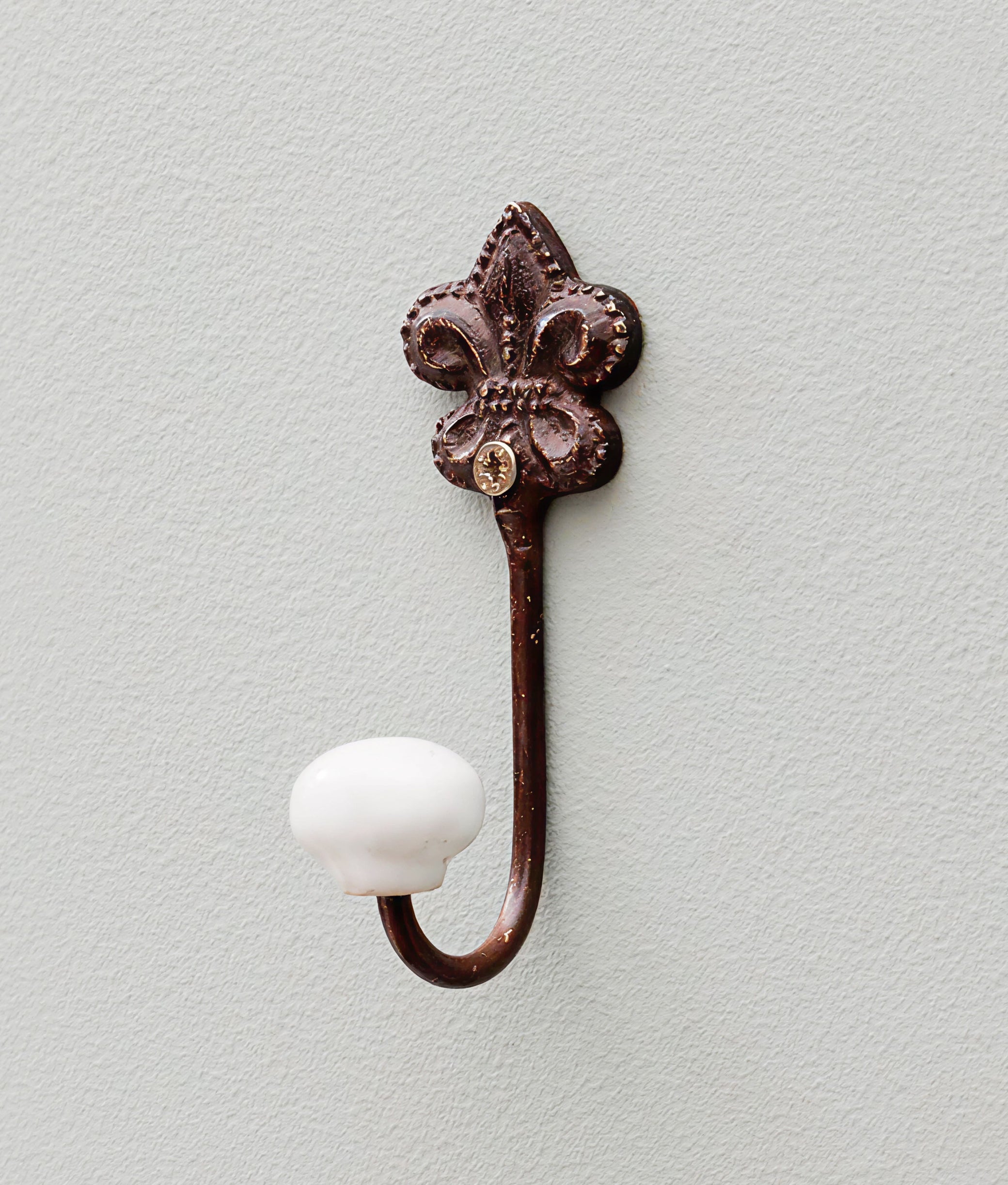 Hook Lys Flower Brown Patina