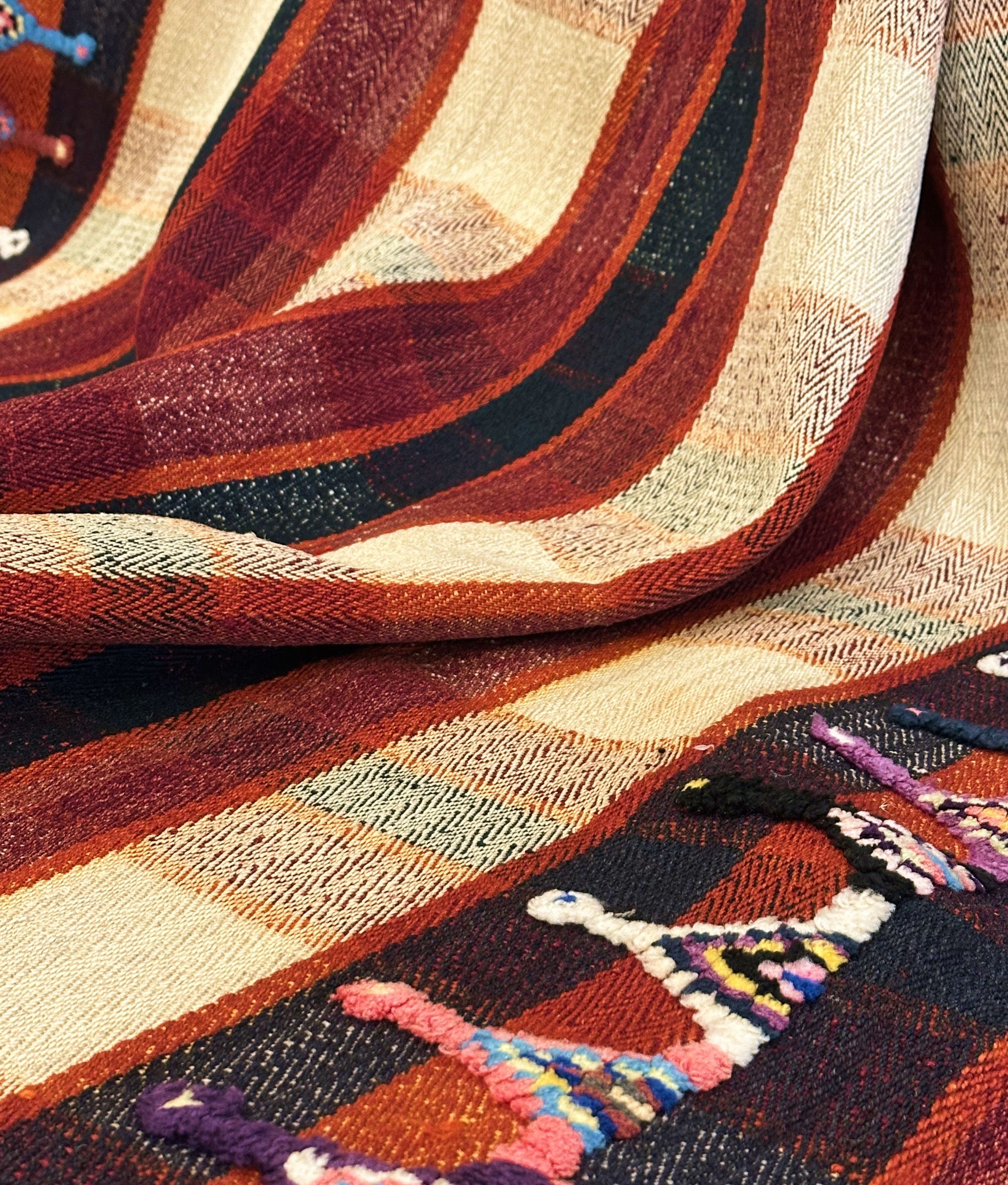 Red Iranian Rug
