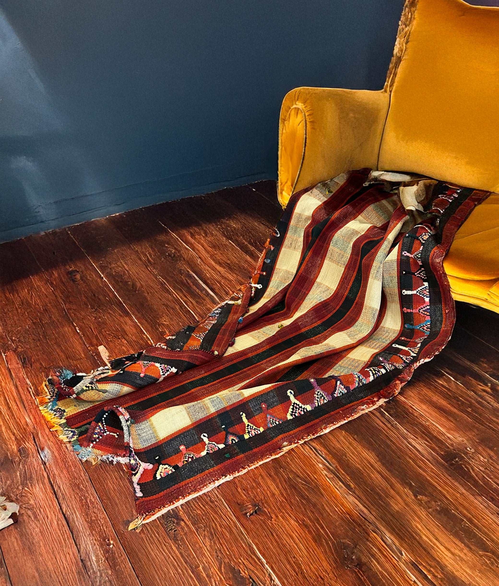 Red Iranian Rug