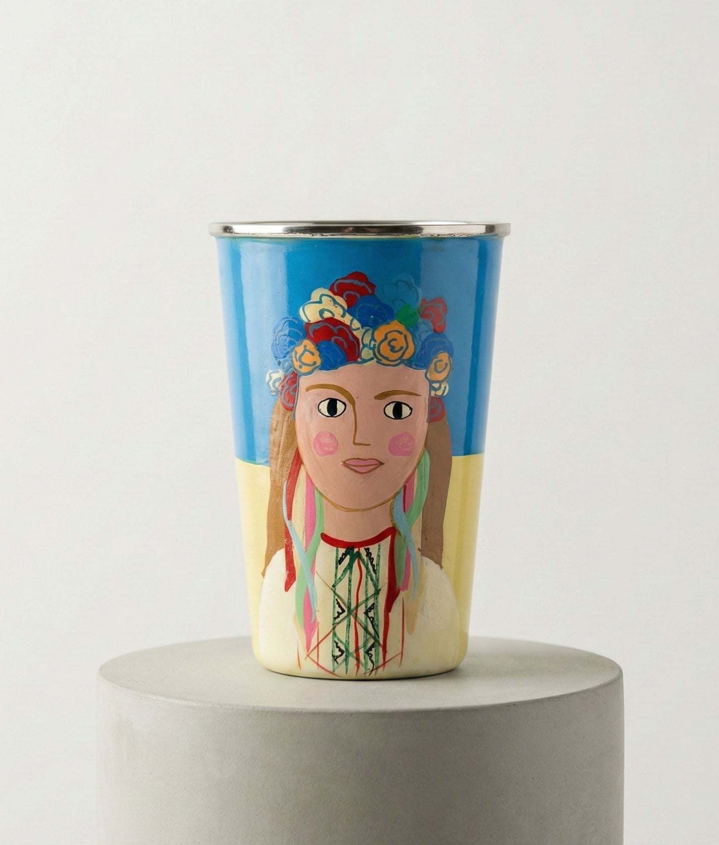 Iryna Blue &amp; Yellow Nomadic Cup