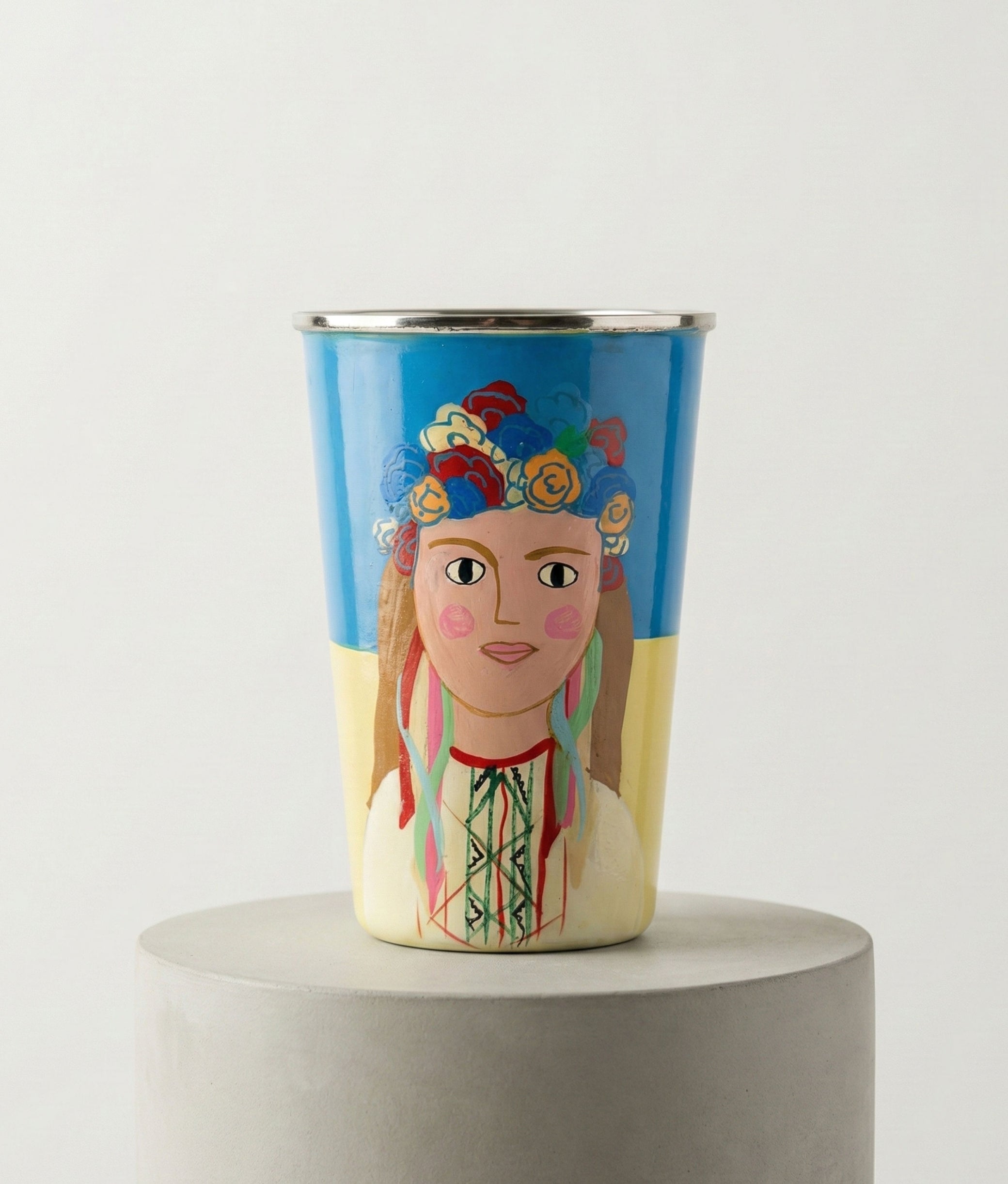 Iryna Blue &amp; Yellow Nomadic Cup