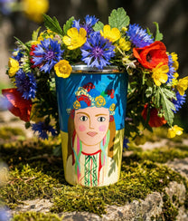 Iryna Blue &amp; Yellow Nomadic Cup