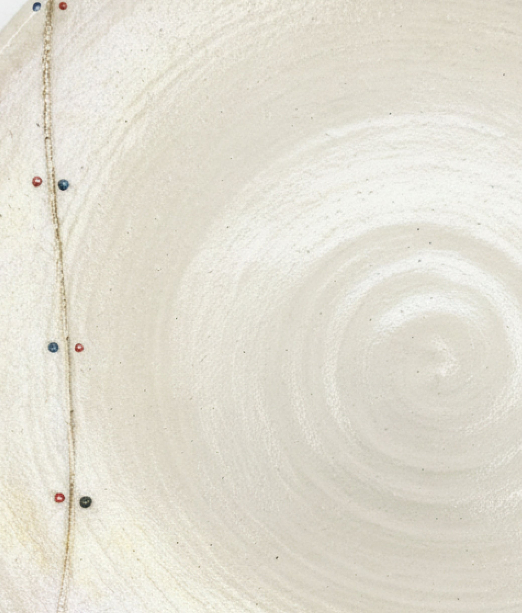 Ivory Line with Dots S Plate