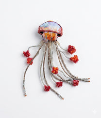 Sea Nettle Jellyfish Brooch