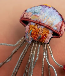 Sea Nettle Jellyfish Brooch