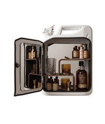 Moscow White Jerry Can Cabinet
