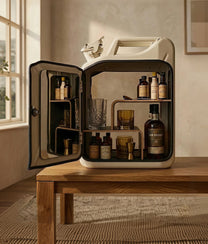 Moscow White Jerry Can Cabinet