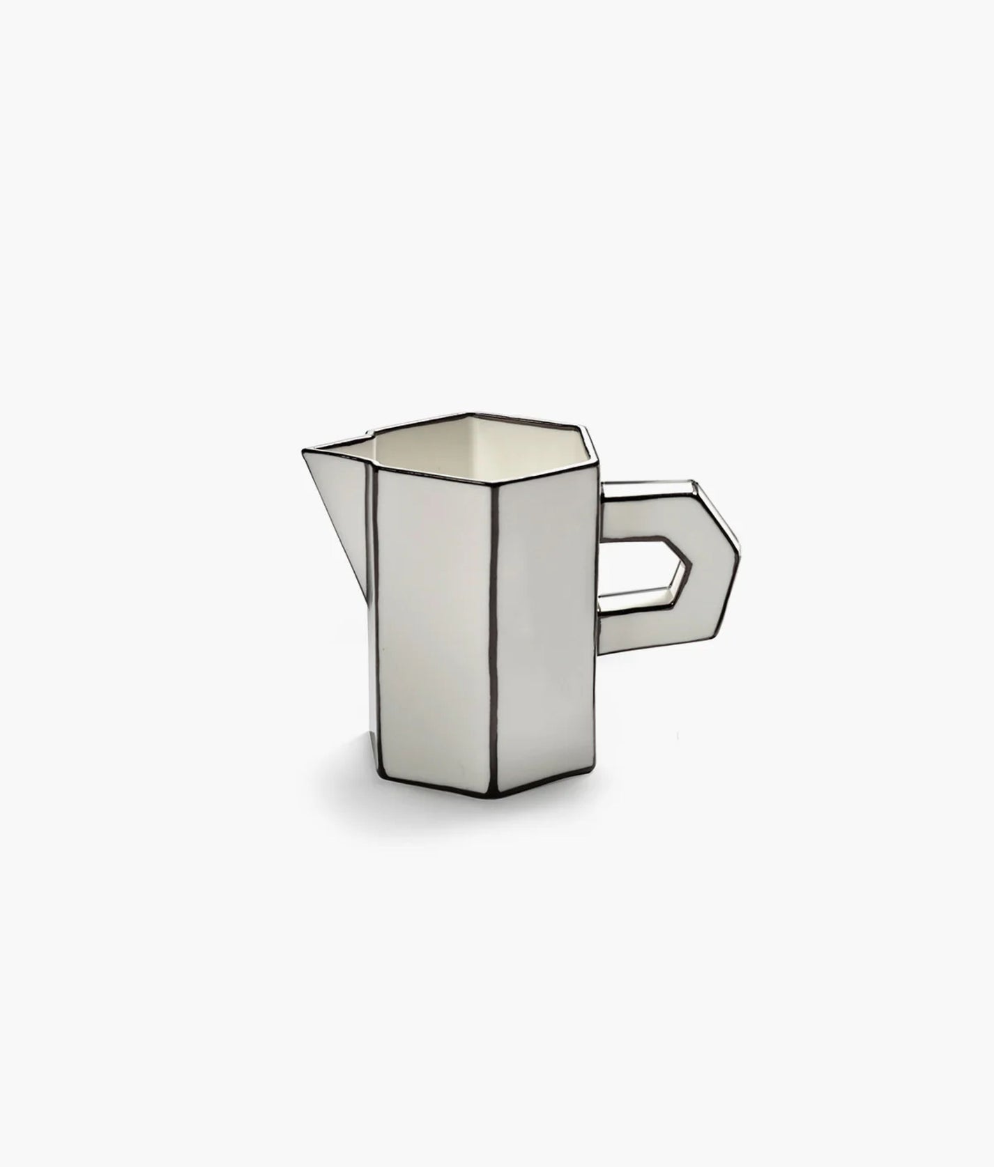 Jug White Black Carte Blanche