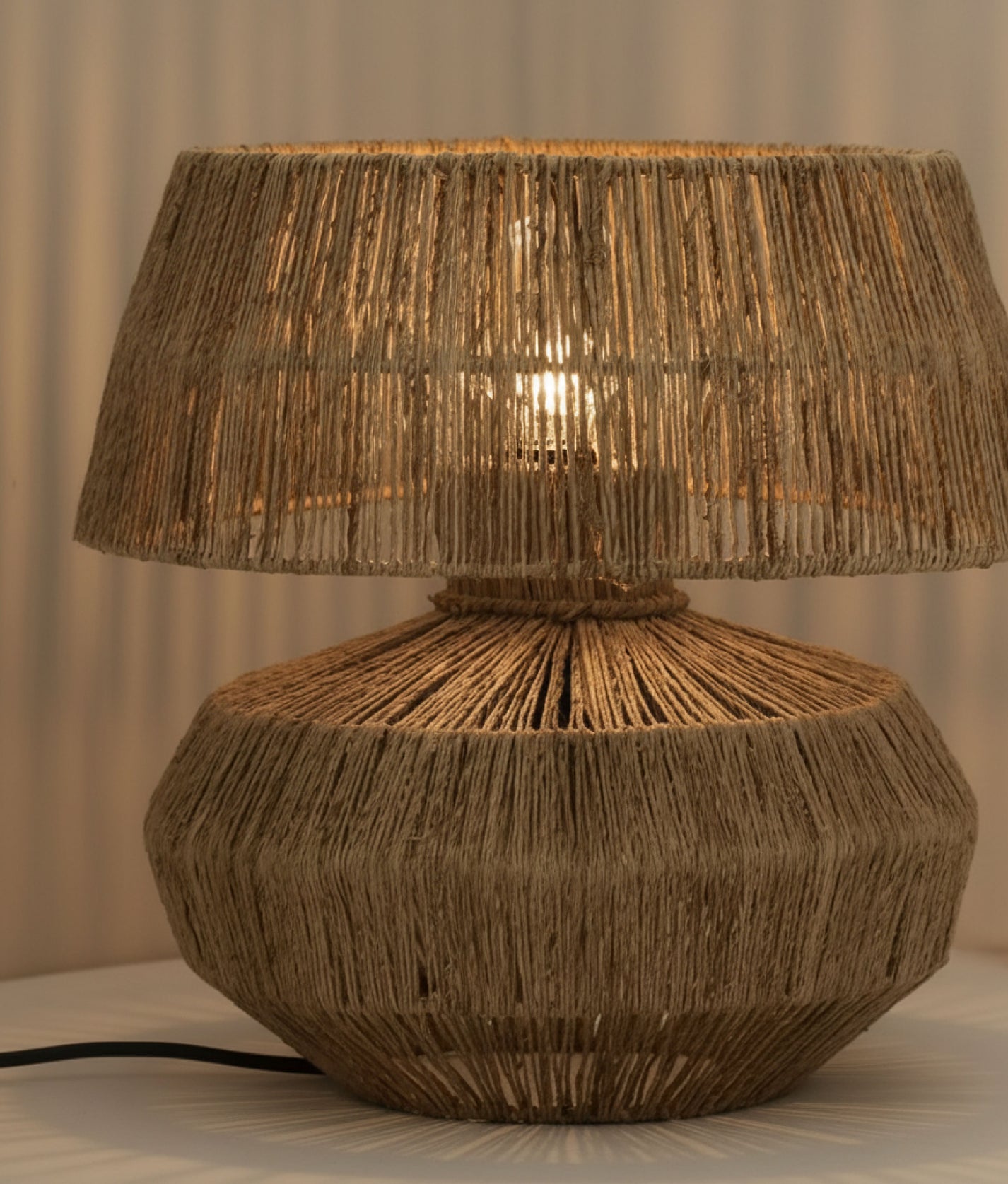 Natural Jute Table Lamp