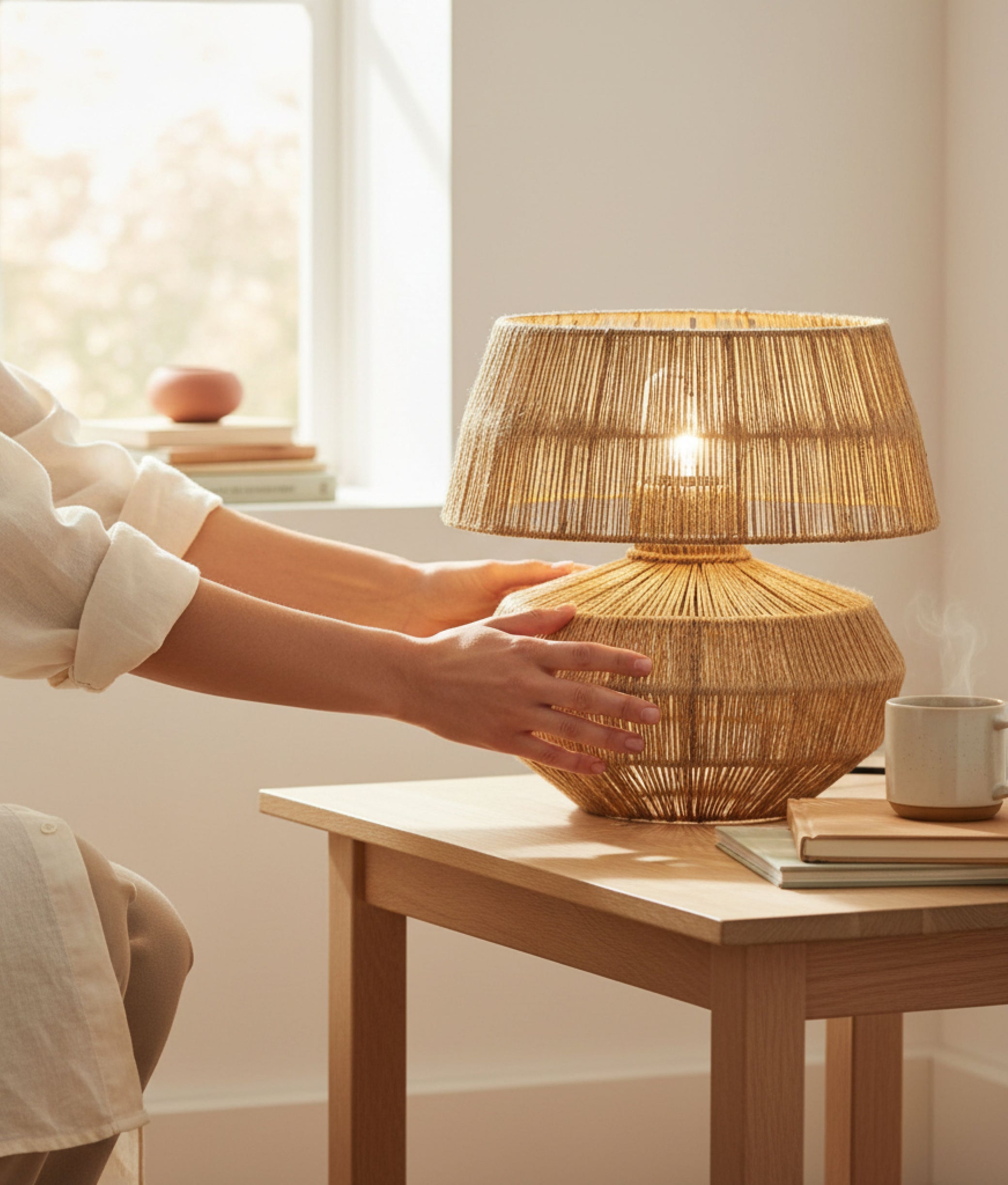 Natural Jute Table Lamp