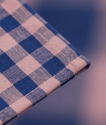 Blue Pink Checked Kitchen Towel