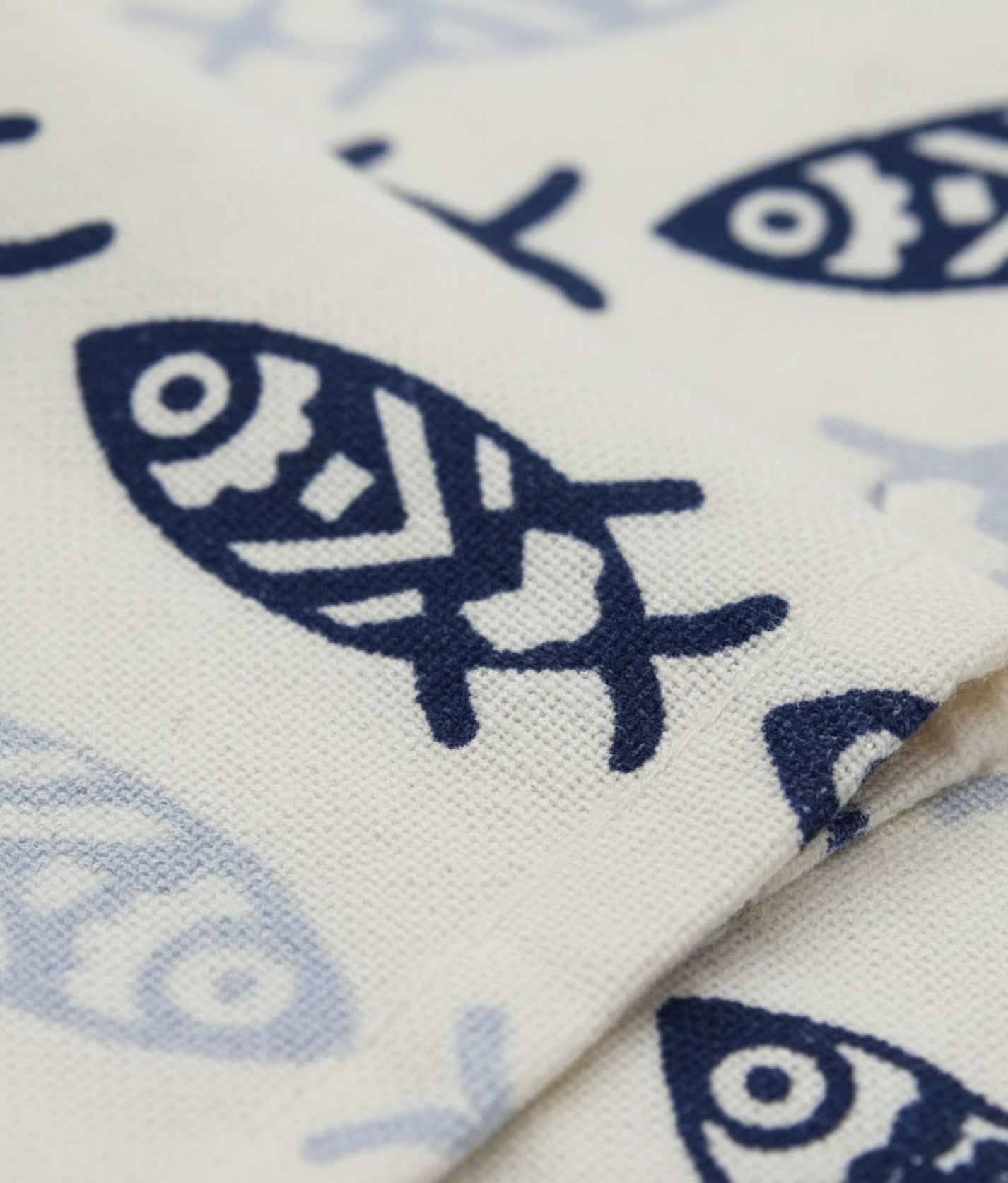 Blue Fishes Printed Kitchen Towel