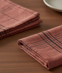 Tomato Black Checked Kitchen Towel