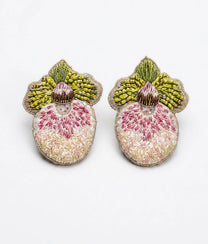 Lady Slipper Orchid Earrings